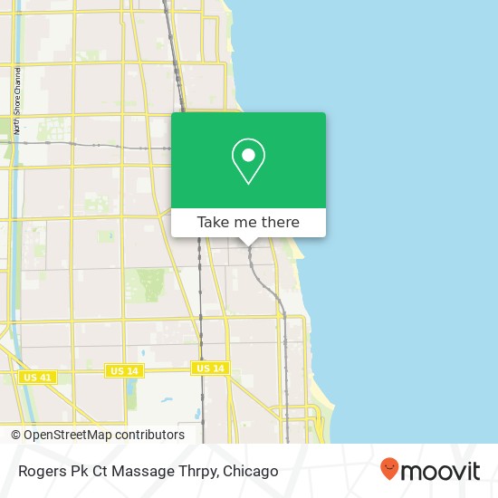 Rogers Pk Ct Massage Thrpy map