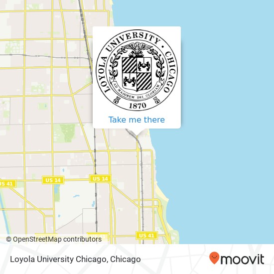 Loyola University Chicago map