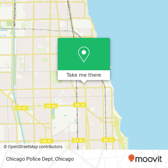 Chicago Police Dept map