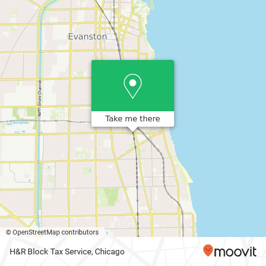 Mapa de H&R Block Tax Service