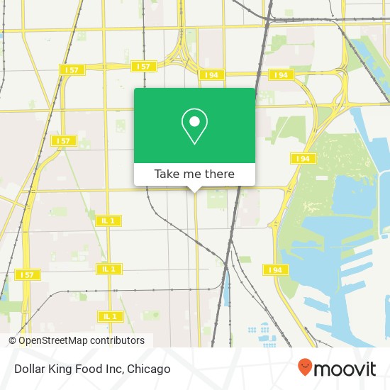 Dollar King Food Inc map