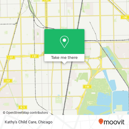 Kathy's Child Care map