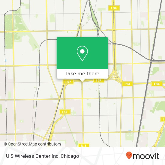 Mapa de U S Wireless Center Inc