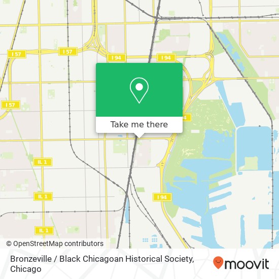 Bronzeville / Black Chicagoan Historical Society map