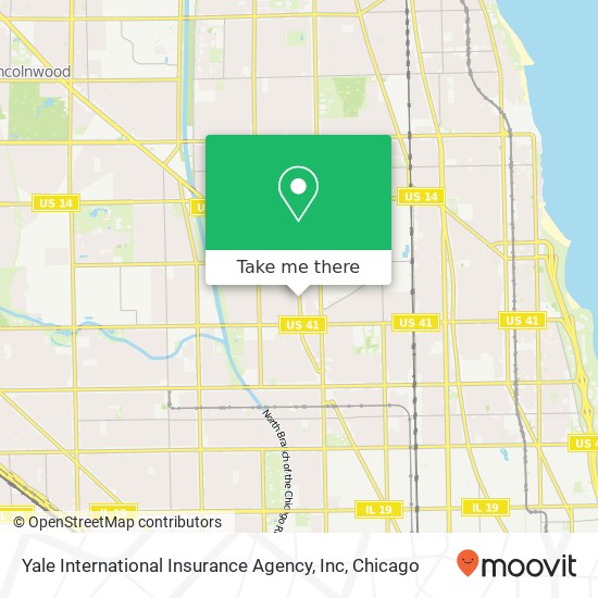 Yale International Insurance Agency, Inc map