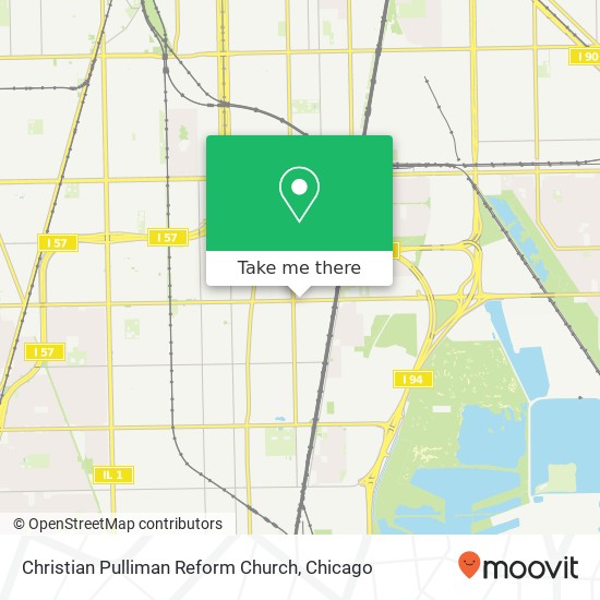 Christian Pulliman Reform Church map