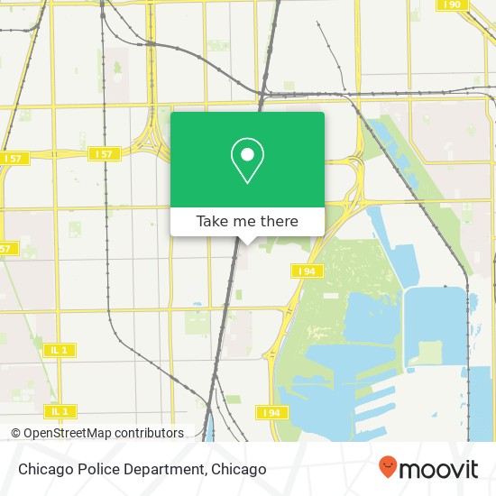 Chicago Police Department map