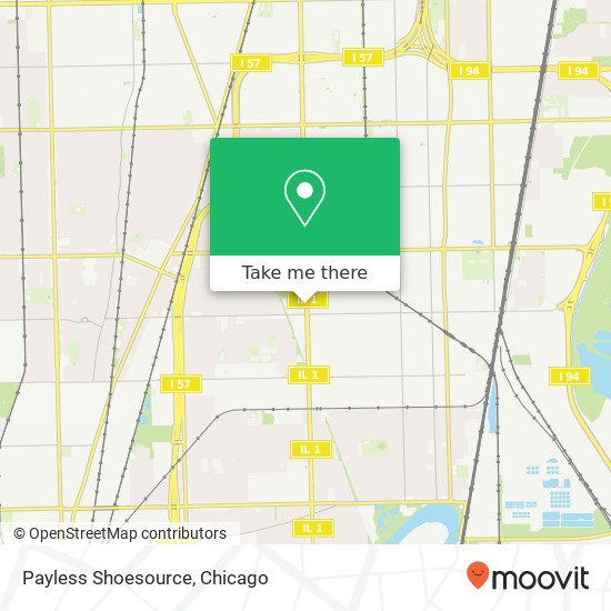 Mapa de Payless Shoesource