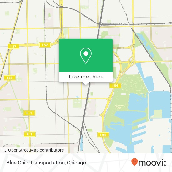 Mapa de Blue Chip Transportation