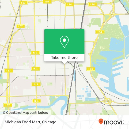 Michigan Food Mart map