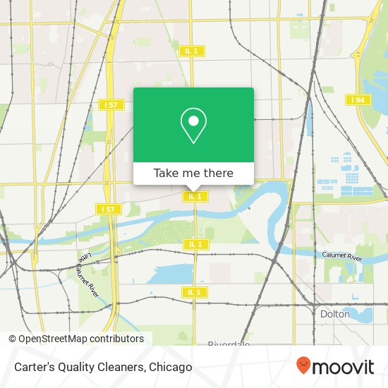 Carter's Quality Cleaners map