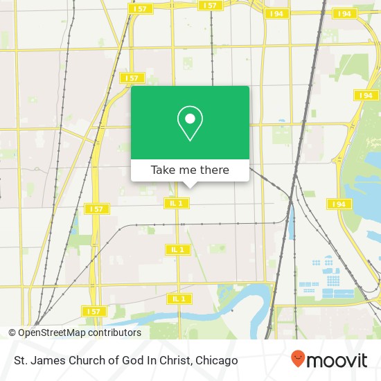 Mapa de St. James Church of God In Christ