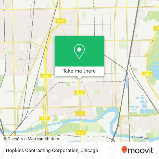 Hopkins Contracting Corporation map