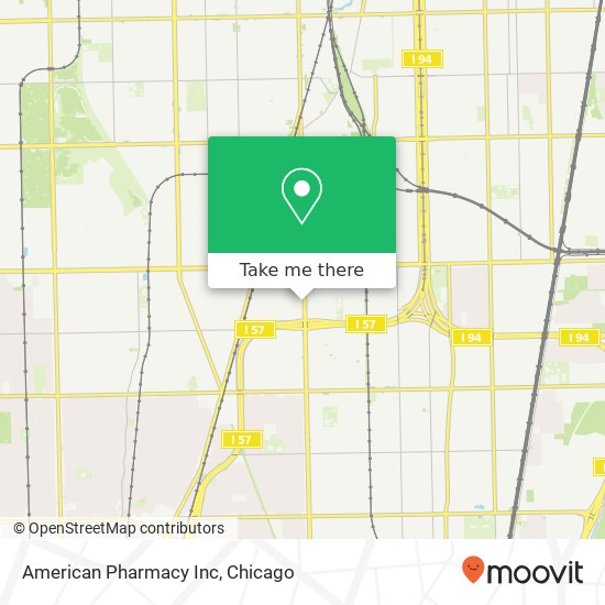 American Pharmacy Inc map