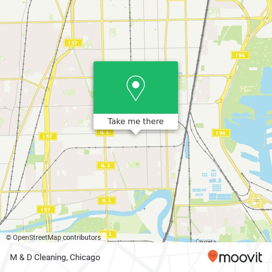 M & D Cleaning map