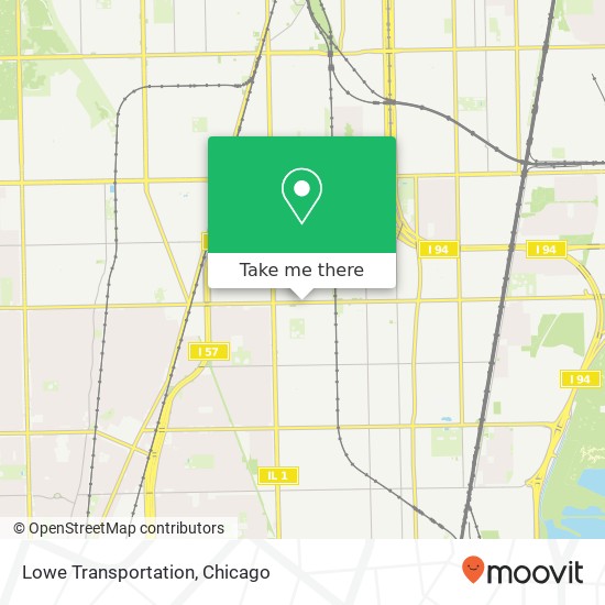 Lowe Transportation map