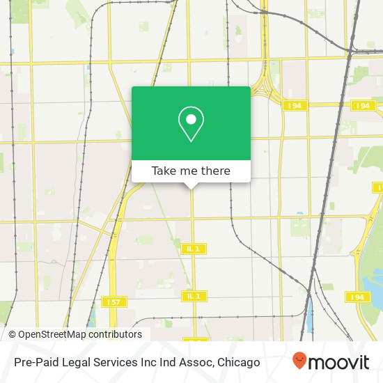 Mapa de Pre-Paid Legal Services Inc Ind Assoc