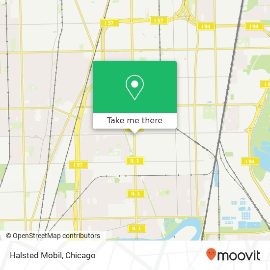 Mapa de Halsted Mobil