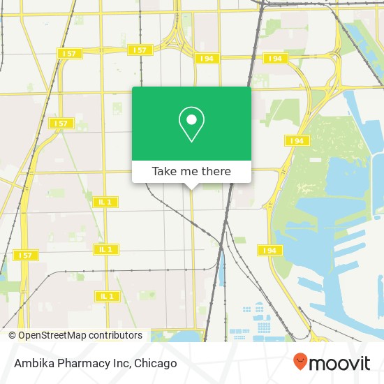 Ambika Pharmacy Inc map