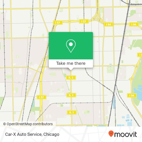 Car-X Auto Service map