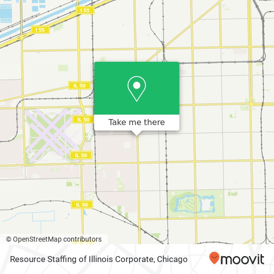 Mapa de Resource Staffing of Illinois Corporate