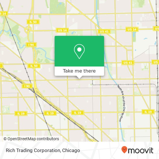 Rich Trading Corporation map