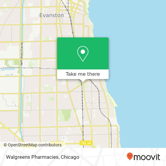 Walgreens Pharmacies map