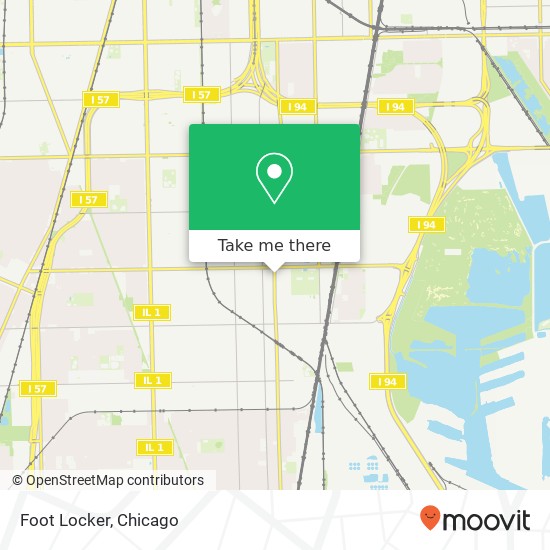 Foot Locker map