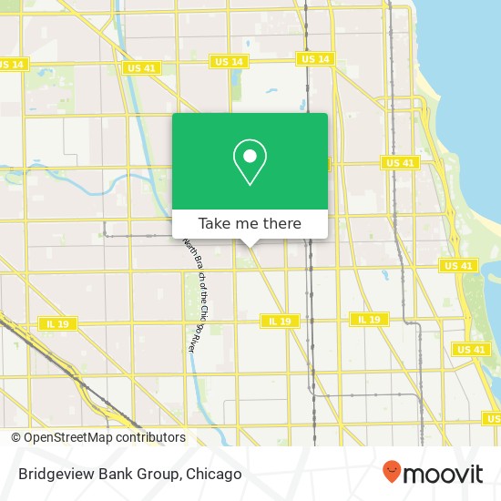 Bridgeview Bank Group map