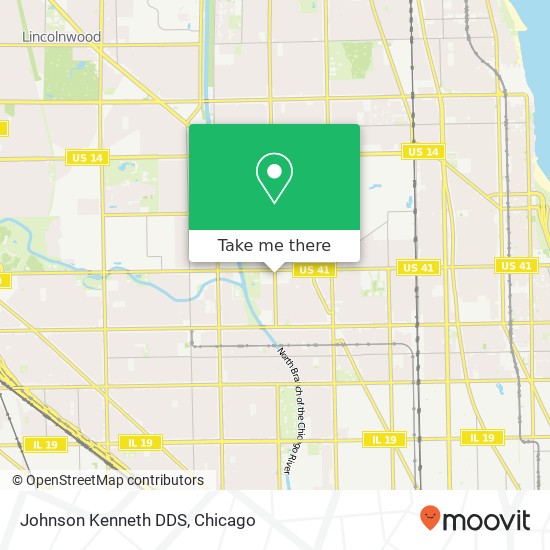 Johnson Kenneth DDS map