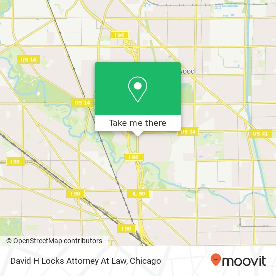 Mapa de David H Locks Attorney At Law