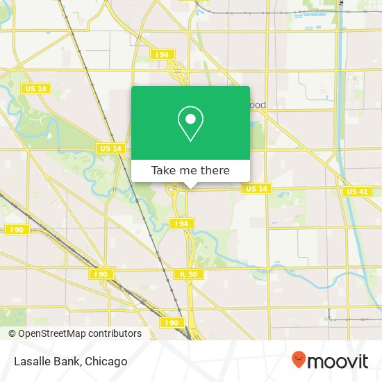 Lasalle Bank map