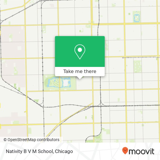 Nativity B V M School map