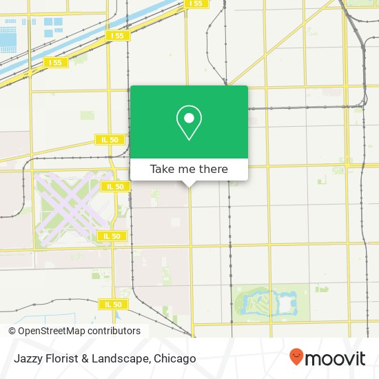 Jazzy Florist & Landscape map