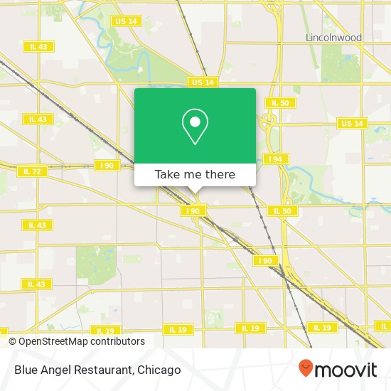 Blue Angel Restaurant map