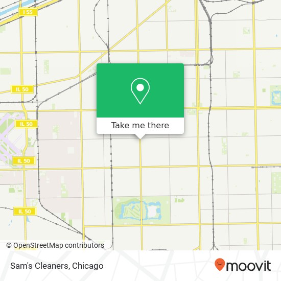 Sam's Cleaners map