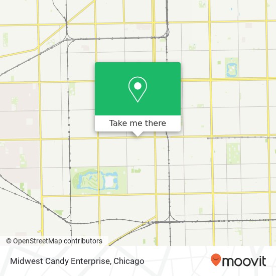 Mapa de Midwest Candy Enterprise