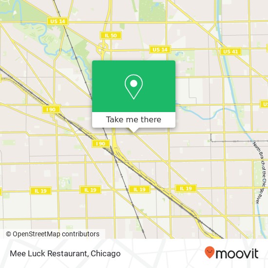 Mapa de Mee Luck Restaurant