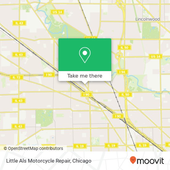 Mapa de Little Als Motorcycle Repair