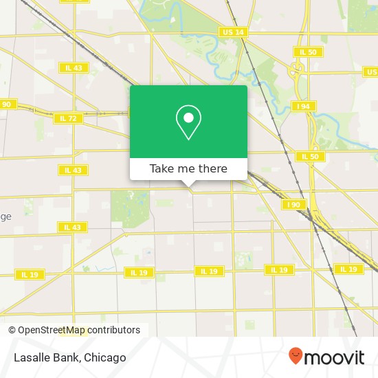 Lasalle Bank map