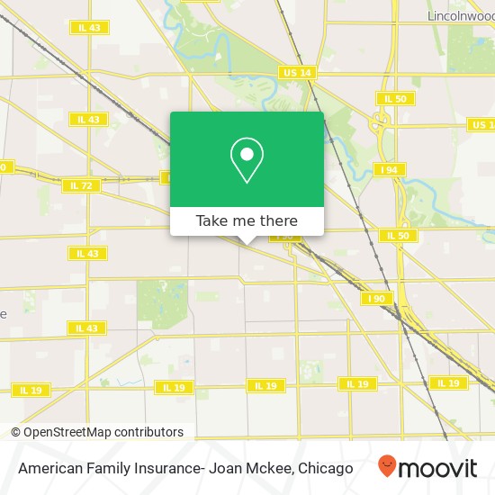 American Family Insurance- Joan Mckee map