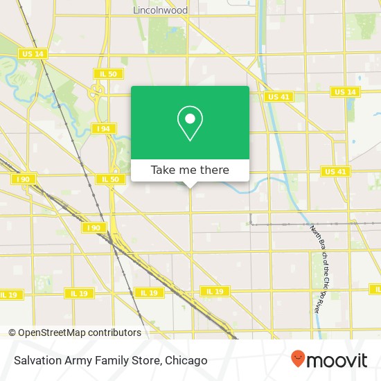 Mapa de Salvation Army Family Store