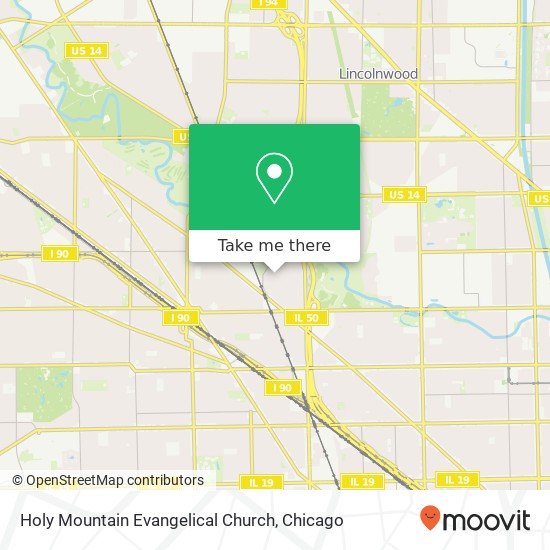 Holy Mountain Evangelical Church map