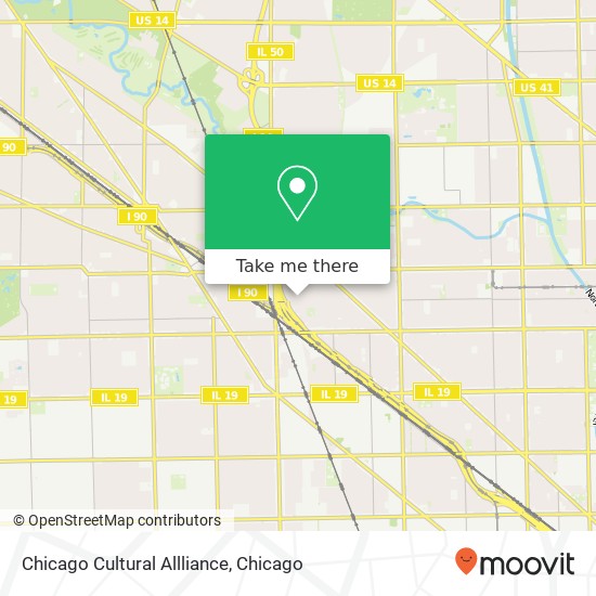 Mapa de Chicago Cultural Allliance