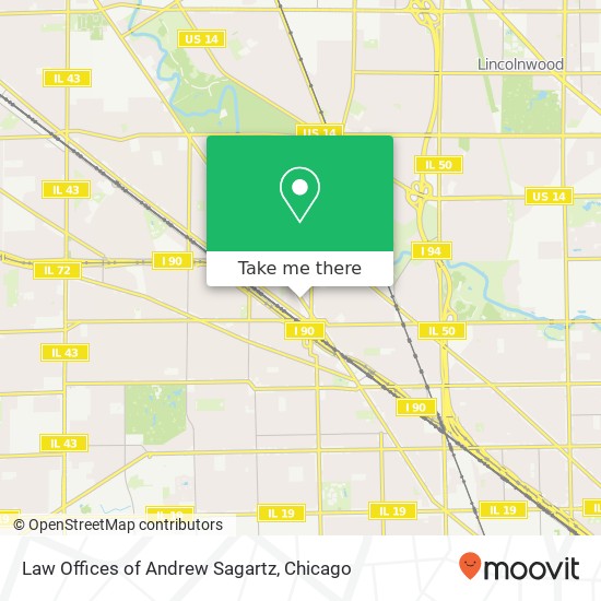 Law Offices of Andrew Sagartz map
