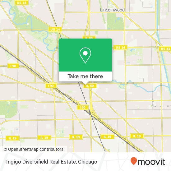 Ingigo Diversifield Real Estate map