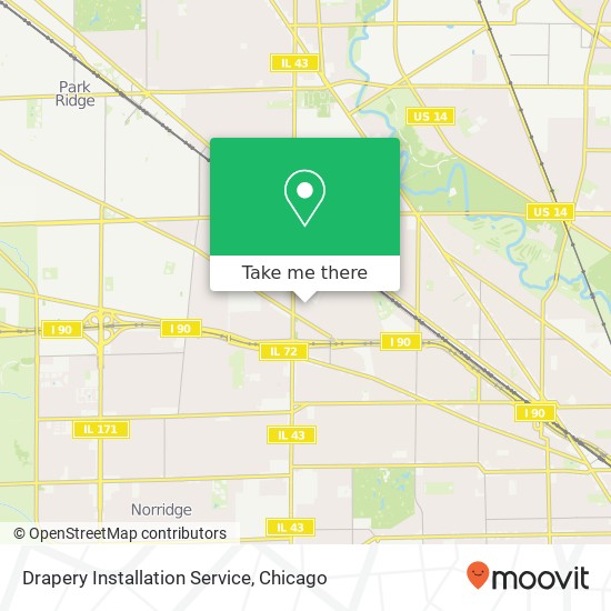 Drapery Installation Service map