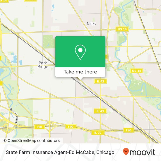 State Farm Insurance Agent-Ed McCabe map