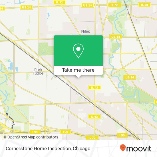 Cornerstone Home Inspection map