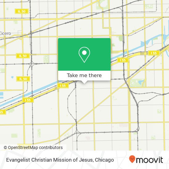 Mapa de Evangelist Christian Mission of Jesus